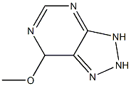 1H-1,2,3-Triazolo[4,5-d]pyrimidine,4,7-dihydro-7-methoxy-(9CI) 结构式