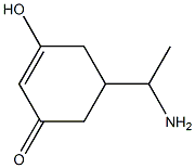 2-Cyclohexen-1-one,5-(1-aminoethyl)-3-hydroxy-(9CI) 结构式