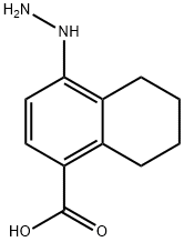 1-Naphthalenecarboxylicacid,4-hydrazino-5,6,7,8-tetrahydro-(9CI) 结构式