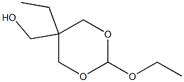 1,3-Dioxane-5-methanol,2-ethoxy-5-ethyl-(9CI) 结构式