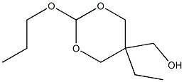 1,3-Dioxane-5-methanol,5-ethyl-2-propoxy-(9CI) 结构式