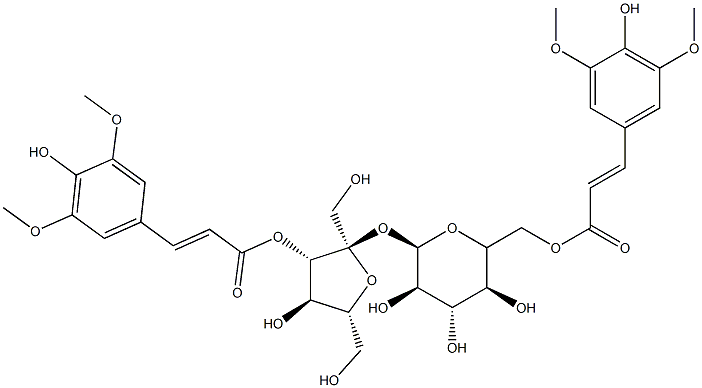 3,6-二芥子酰基蔗糖(标准品) 结构式