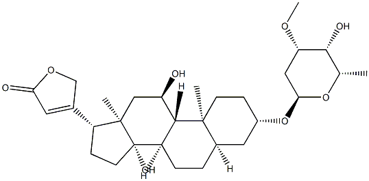 羊角拗异苷 结构式