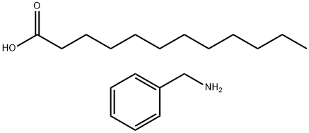 lauric acid, compound with benzylamine (1:1) 结构式