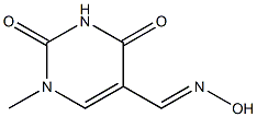 5-Pyrimidinecarboxaldehyde,1,2,3,4-tetrahydro-1-methyl-2,4-dioxo-,5-oxime, 结构式