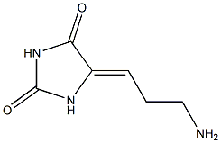 2,4-Imidazolidinedione,5-(3-aminopropylidene)-(9CI) 结构式