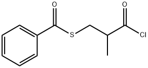 (±)-S-(3-chloro-2-methyl-3-oxopropyl) benzenecarbothioate 结构式