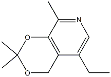 4H-1,3-Dioxino[4,5-c]pyridine,5-ethyl-2,2,8-trimethyl-(9CI) 结构式