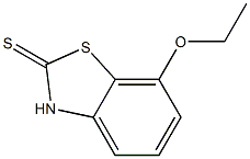 7-乙氧基苯并[D]噻唑-2(3H)-硫酮 结构式