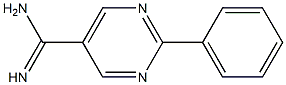 5-Pyrimidinecarboximidamide,2-phenyl-(9CI) 结构式