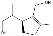 (1R,βS)-2-(Hydroxymethyl)-β,3-dimethyl-2-cyclopentene-1-ethanol 结构式