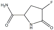 2-Pyrrolidinecarboxamide,4-fluoro-5-oxo-(7CI,8CI) 结构式