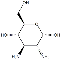 2,3-Diamino-2,3-dideoxy-β-D-glucopyranose 结构式