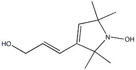 3-(2,2,5,5-tetramethyl-1--oxypyrrolidinyl)-2-propen-1-ol 结构式