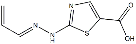 5-Thiazolecarboxylicacid,2-(2-propenylidenehydrazino)-(9CI) 结构式