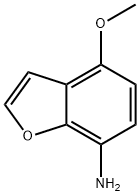 7-Benzofuranamine,4-methoxy-(9CI) 结构式