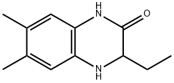 2(1H)-Quinoxalinone,3-ethyl-3,4-dihydro-6,7-dimethyl-(9CI) 结构式