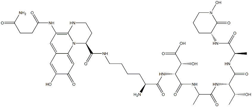 pseudobactin 结构式