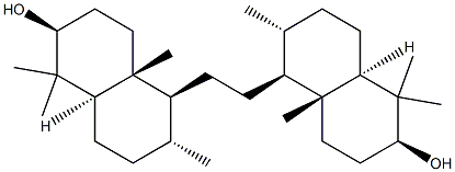 (8α,14β)-8,14-Secogammacerane-3β,21α-diol 结构式