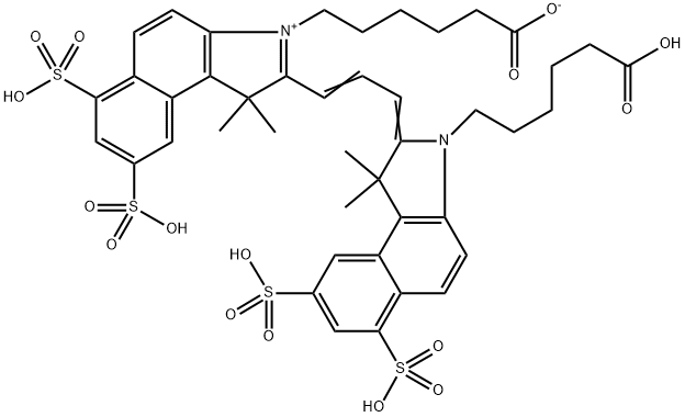 Cy3.5 DiAcid(tetra SO3) 结构式