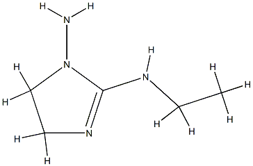 1H-Imidazole-1,2-diamine,N2-ethyl-4,5-dihydro-(9CI) 结构式