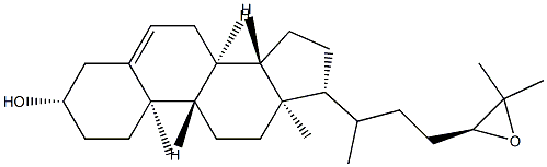 (24S)-24,25-环氧胆固醇 结构式
