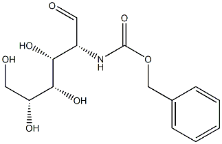 2-N-CARBOBENZYLOXY-2-DEOXY-D-GLUCOSAMINE 结构式