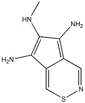 2,5,6-Benzothiazoletriamine,N2-methyl-(9CI) 结构式