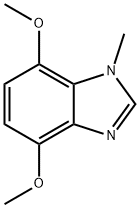 1H-Benzimidazole,4,7-dimethoxy-1-methyl-(9CI) 结构式