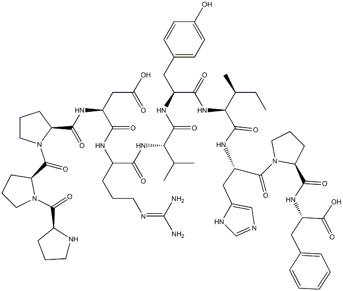 triprolyl angiotensin II 结构式