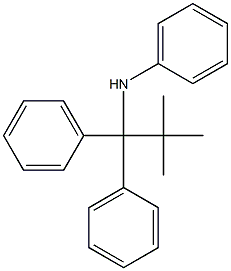 α-tert-Butyl-N,α-diphenylbenzenemethanamine 结构式