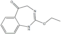 5H-1,3-Benzodiazepin-5-one,2-ethoxy-1,4-dihydro-(9CI) 结构式