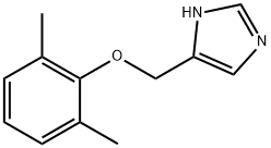 1H-Imidazole,4-[(2,6-dimethylphenoxy)methyl]-(9CI) 结构式