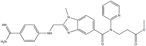 达比加群甲酯杂质 结构式