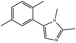 1H-Imidazole,5-(2,5-dimethylphenyl)-1,2-dimethyl-(9CI) 结构式