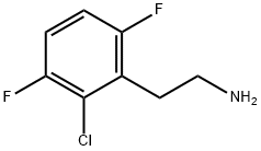 2-(2-chloro-3,6-difluorophenyl)ethanamine 结构式