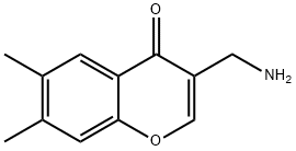 4H-1-Benzopyran-4-one,3-(aminomethyl)-6,7-dimethyl-(9CI) 结构式