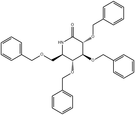5-氨基-2,3,4,6--四氧-苯基-5-脱氧-D-葡萄糖-1,5-内酰胺 结构式