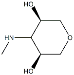 Xylitol, 1,5-anhydro-3-deoxy-3-(methylamino)- (9CI) 结构式