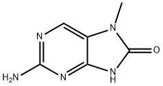 2-氨基-7-甲基-7,9-二氢-8H-嘌呤-8-酮 结构式