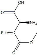 Asparticacid,3-fluoro-,4-methylester,erythro-(9CI) 结构式