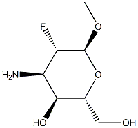 alpha-D-Altropyranoside, methyl 3-amino-2,3-dideoxy-2-fluoro- (9CI) 结构式