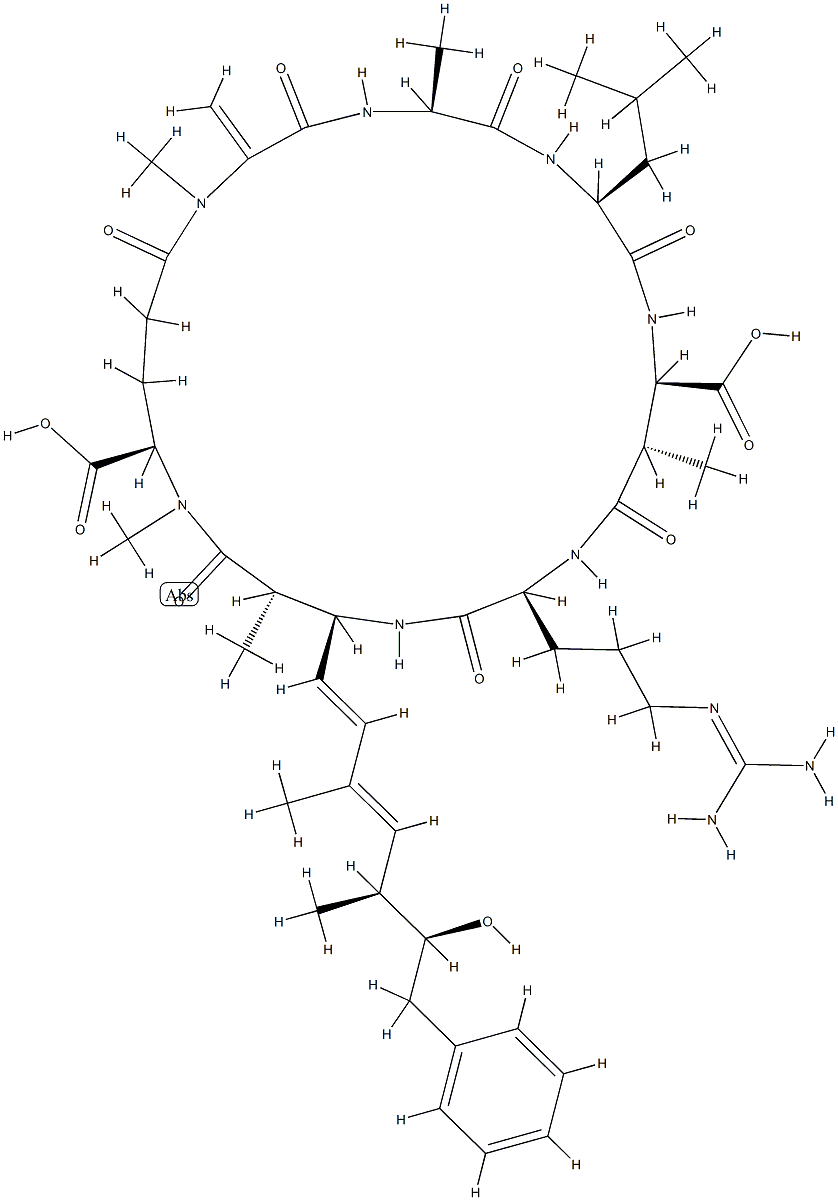 MICROCYSTIN-LR 结构式