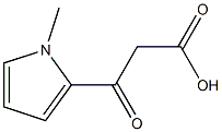 1H-Pyrrole-2-propanoicacid,1-methyl-beta-oxo-(9CI) 结构式