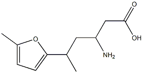 2-Furanpentanoicacid,bta-amino-delta,5-dimethyl-(9CI) 结构式