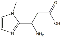 1H-Imidazole-2-propanoicacid,beta-amino-1-methyl-(9CI) 结构式