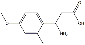 Benzenepropanoic acid, ba-amino-4-methoxy-2-methyl- (9CI) 结构式