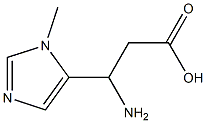 1H-Imidazole-5-propanoicacid,beta-amino-1-methyl-(9CI) 结构式