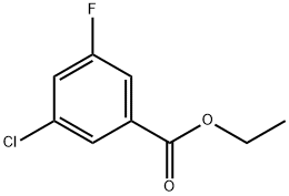 ethyl 3-chloro-5-fluorobenzoate 结构式