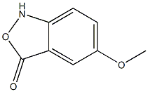 2,1-Benzisoxazol-3(1H)-one,5-methoxy-(9CI) 结构式